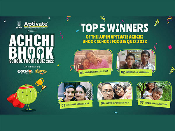 Meet the top 5 champions of Lupin Aptivate Achchi Bhook School Foodie Quiz 2022