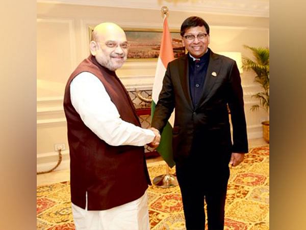 Amit Shah meets FATF President T Rajakumar, urges Paris-based watchdog to monitor  countries sponsoring terrorism