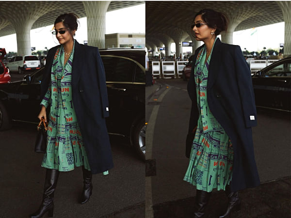 Take notes from style icon Sonam Kapoor for your next airport look