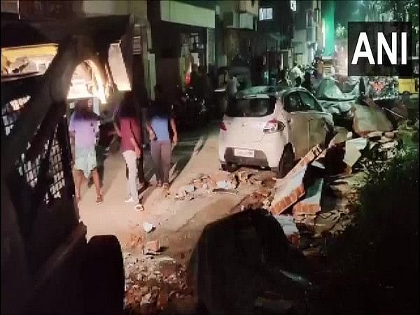 One injured, vehicle damaged as wall of Chennai school collapses