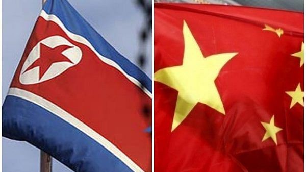 Flag of North Korea and China | Representative Image