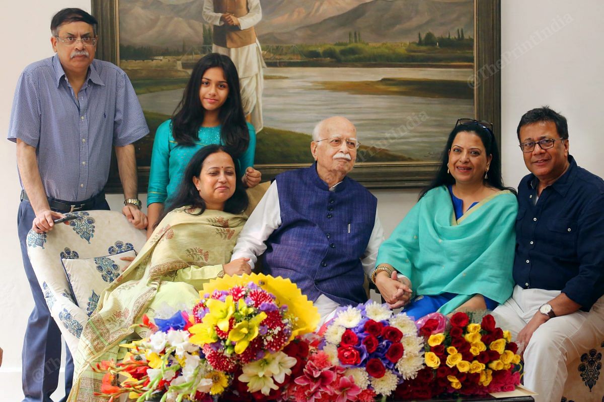 The Advani family poses for a portrait | Photo: Praveen Jain | ThePrint