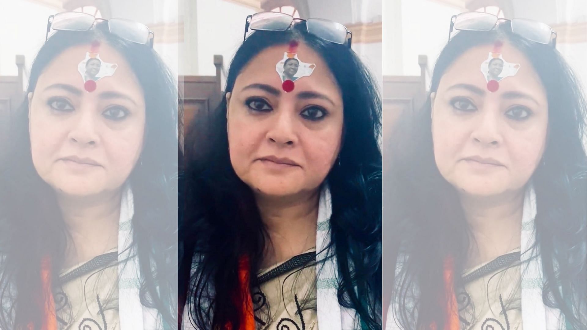 Agnimitra Paul BJP MLA and its Mahila Morcha President Agnimitra Paul