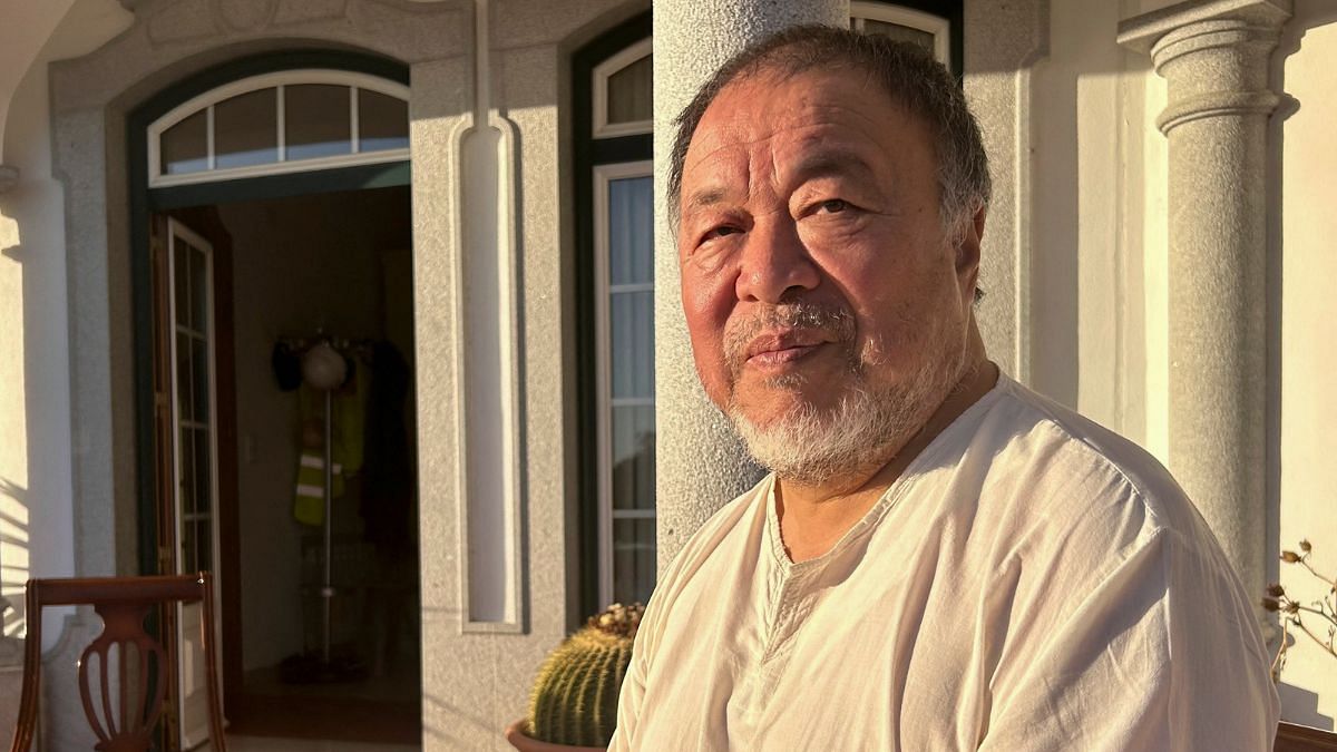 Chinese dissident artist Ai Weiwei poses for a picture after an interview in Montemor-O-Novo, Portugal, on 28 November | Reuters/Catarina Demony Chinese dissident artist Ai Weiwei poses for a picture after an interview in Montemor-O-Novo, Portugal, on 28 November | Reuters/Catarina Demony