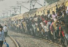 File photo of a crowded train in Bihar during festive season | PTI