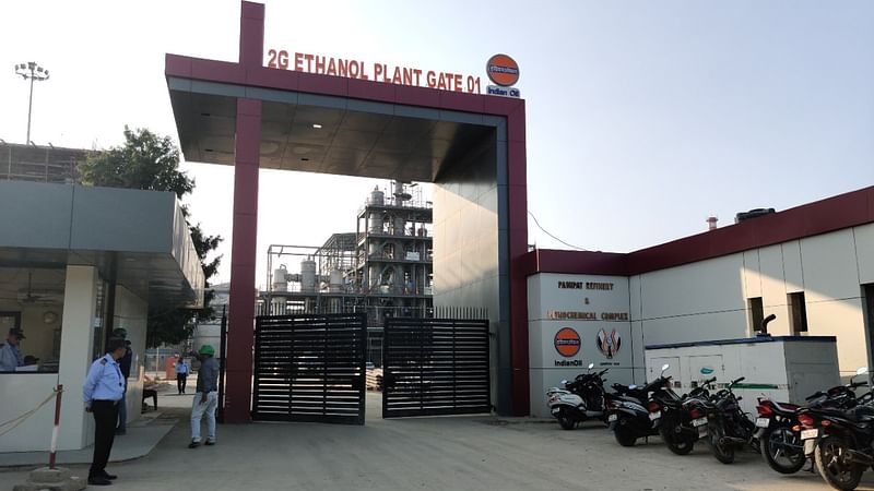 Entry gate of IOCL's 2G ethanol plant in Panipat | Pooja Kher | ThePrint