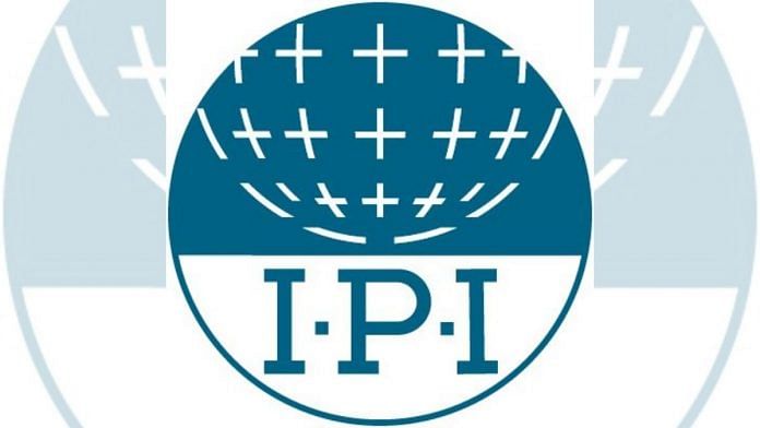 The logo of the International Press Institute | Twitter @globalfreemedia