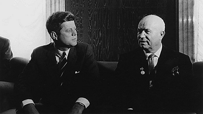 John F. Kennedy and Nikita Khrushchev at Vienna Summit on 4 June 1961 | flickr