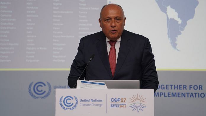 COP27 President Sameh Shoukry