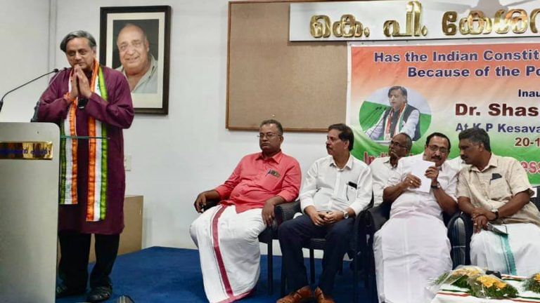 In Kerala, Tharoor faces ‘non-cooperation’ from Congress. It’s his headache, says senior leader