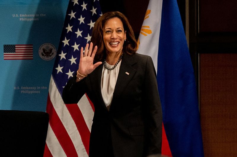 U.S. VP Harris Visits Philippine Island On Edge Of Contested South ...