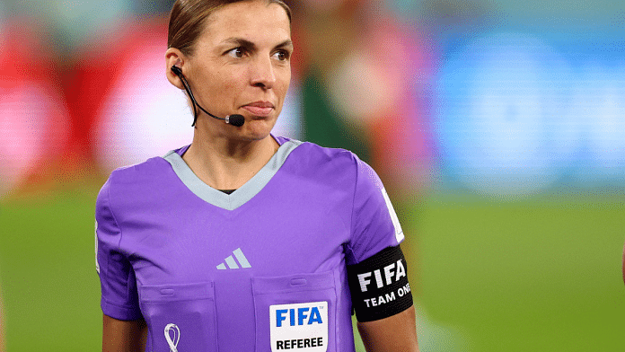 Stephanie Frappart was the fourth official for the Poland-Mexico Group C clash and will be the main referee for the match between Costa Rica and Germany