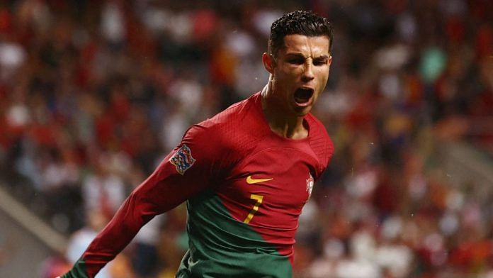 File photo of UEFA Nations League - Group B - Portugal v Spain - Estadio Municipal de Braga, Braga, Portugal - 27 September, 2022 Portugal's Cristiano Ronaldo reacts | Reuters