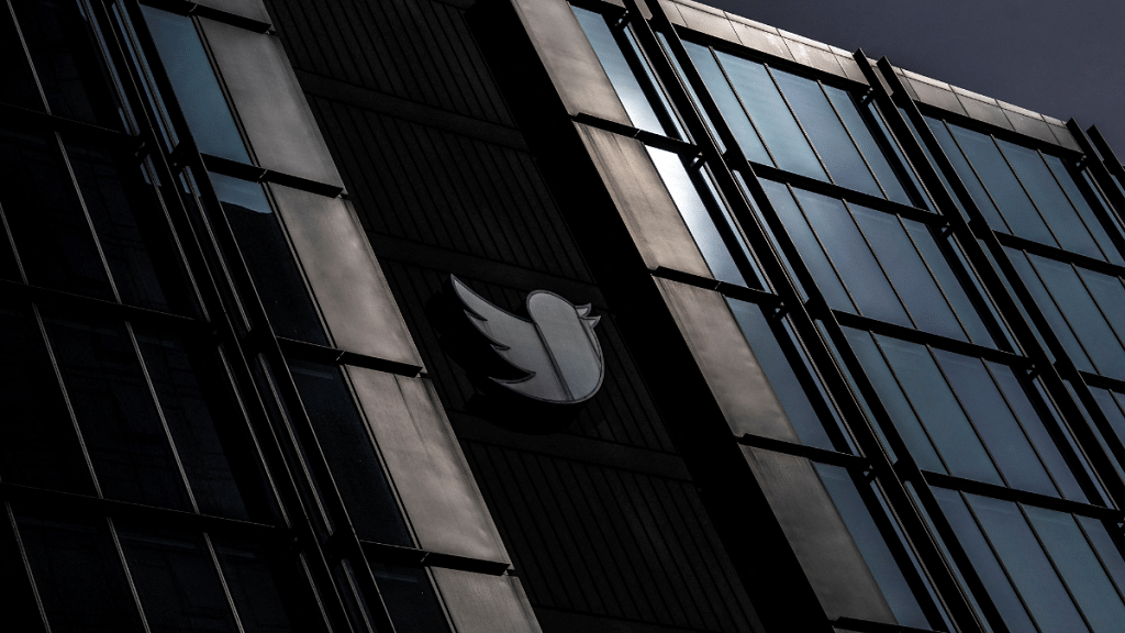Twitter logo at its corporate headquarters in San Francisco, California, U.S. | Reuters/Carlos Barria