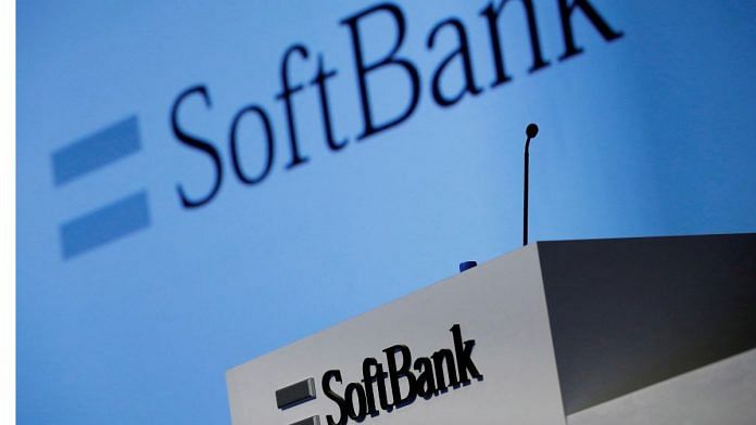 File photo of SoftBank Corp's logo pictured at a news conference in Tokyo, Japan, 4 February, 2021 | Reuters