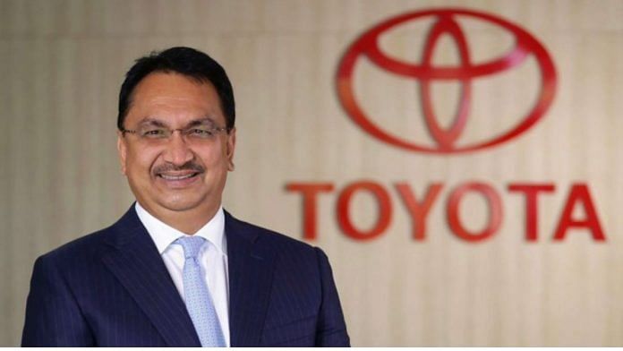 Toyota India Vice Chairman Vikram S Kirloskar | Twitter