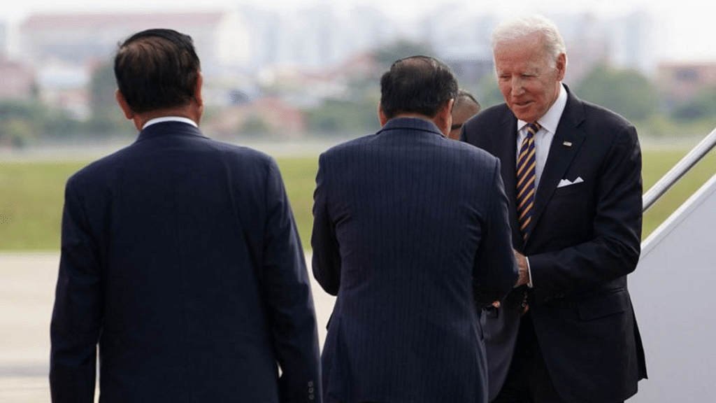 US President Joe Biden meeting ASEAN leaders | Image via Reuters