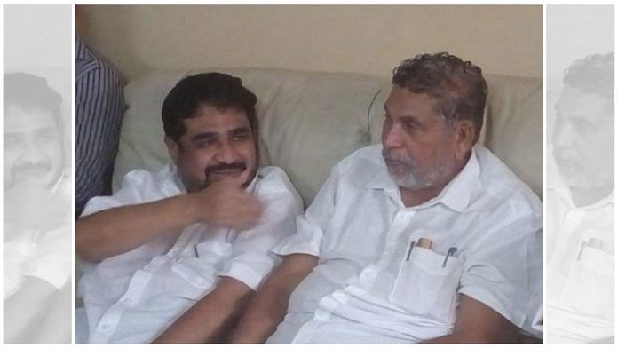 BTP leaders Mahesh Vasava (L) and father Chhotubhai Vasava (R) | Courtesy: Facebook @Chhotubhai Vasava
