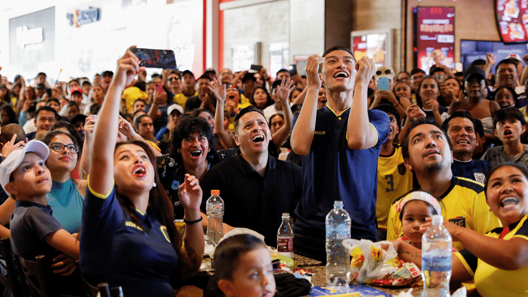 Ecuadoreans celebrate team’s perfect start to World Cup in historic win against host Qatar