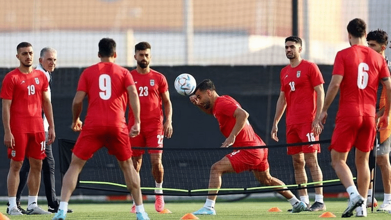 Ahead of match, Iranian footballer Hajsafi says conditions ‘are not right’ in his country