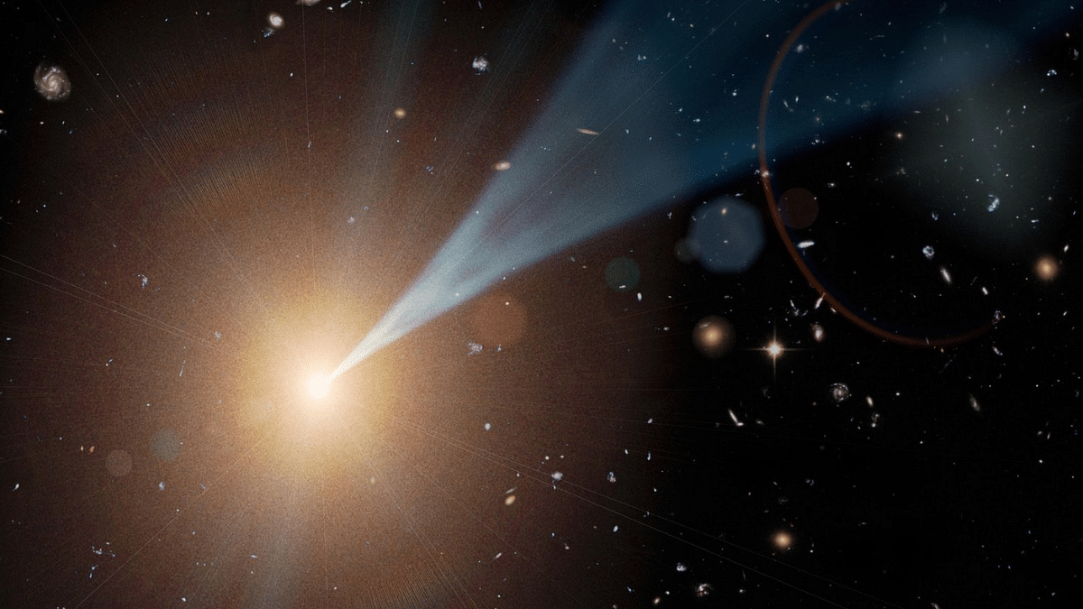 blazar Illustration of a Blazar | Photo: NASA/JPL-Caltech