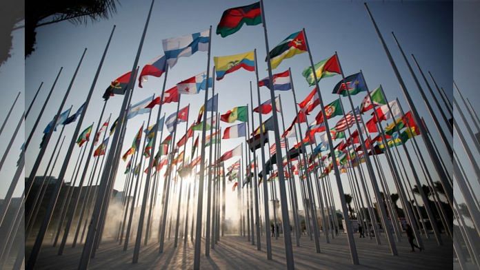 General view of flags at the new Flag Plaza in Doha, Qatar | Reuters file photo/Hamad I Mohammed