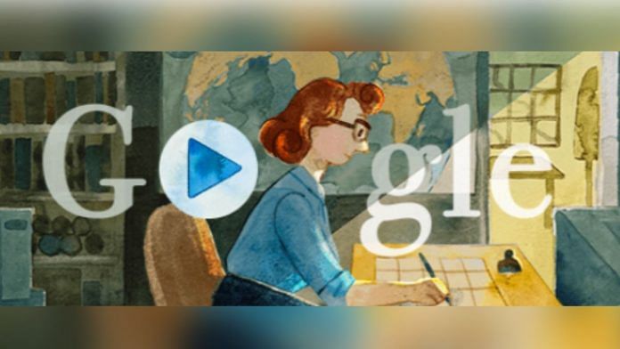 Google celebrated cartographer Marie Tharp with a doodle | Google