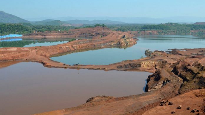 A general view shows the open pit of Sesa Sterlite iron ore mine in Codli village in Goa | Reuters file photo