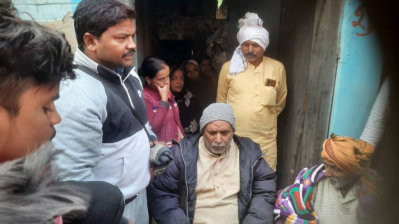 Jai Prakash outside his home in UP | Photo by special arrangement