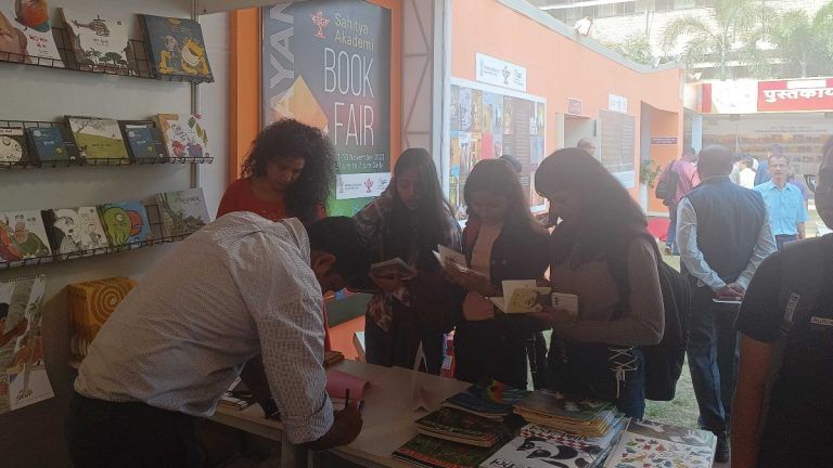 Amrit Mahotsav’s the reason but Sahitya Akademi just came close to readers with its book fair