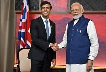 British Prime Minister Rishi Sunak and Prime Minister Narendra Modi hold a bilateral meeting in Nusa Dua, Indonesia, on 16 November 2022 | Leon Neal/Pool via Reuters