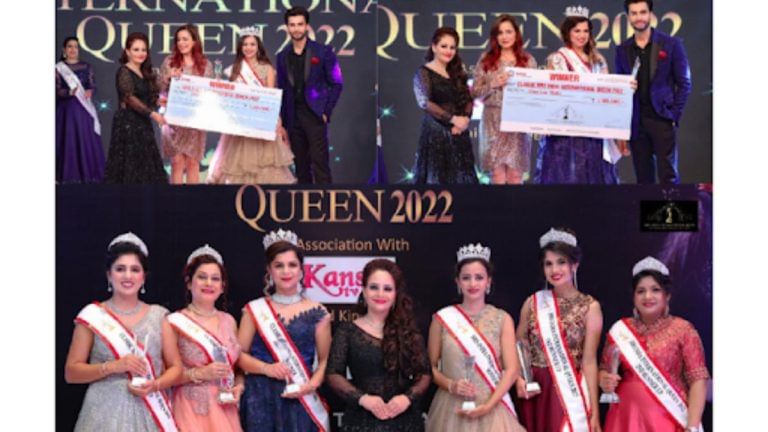 Mrs India International Queen 2022: Winner honored with a winning amount of INR 1 lakh