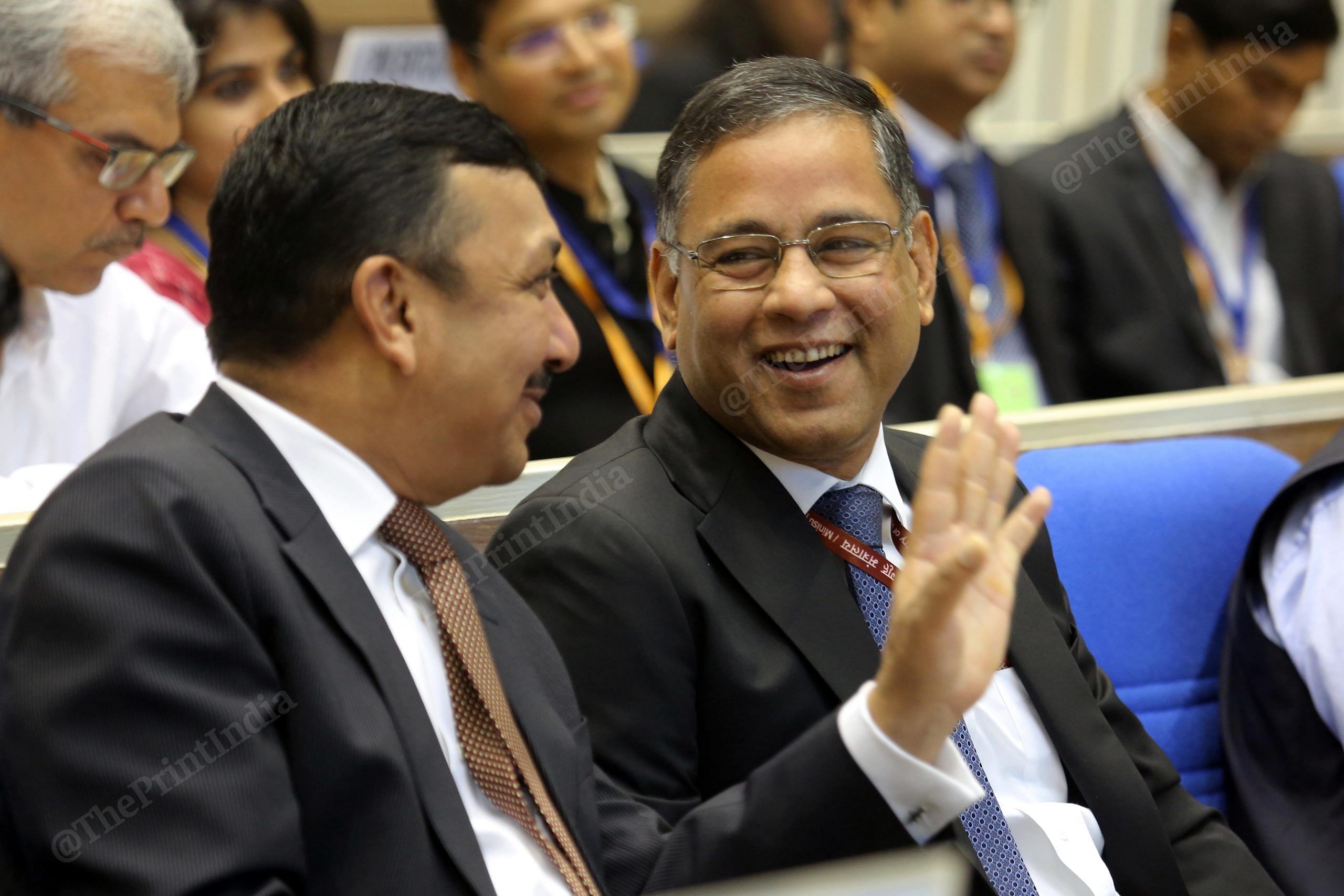 CBI Director Jaiswal (L) and Director of Intelligence Bureau Tapan Deka (R) during Vigilance Awareness Week 2022 | Photo: Praveen Jain | ThePrint