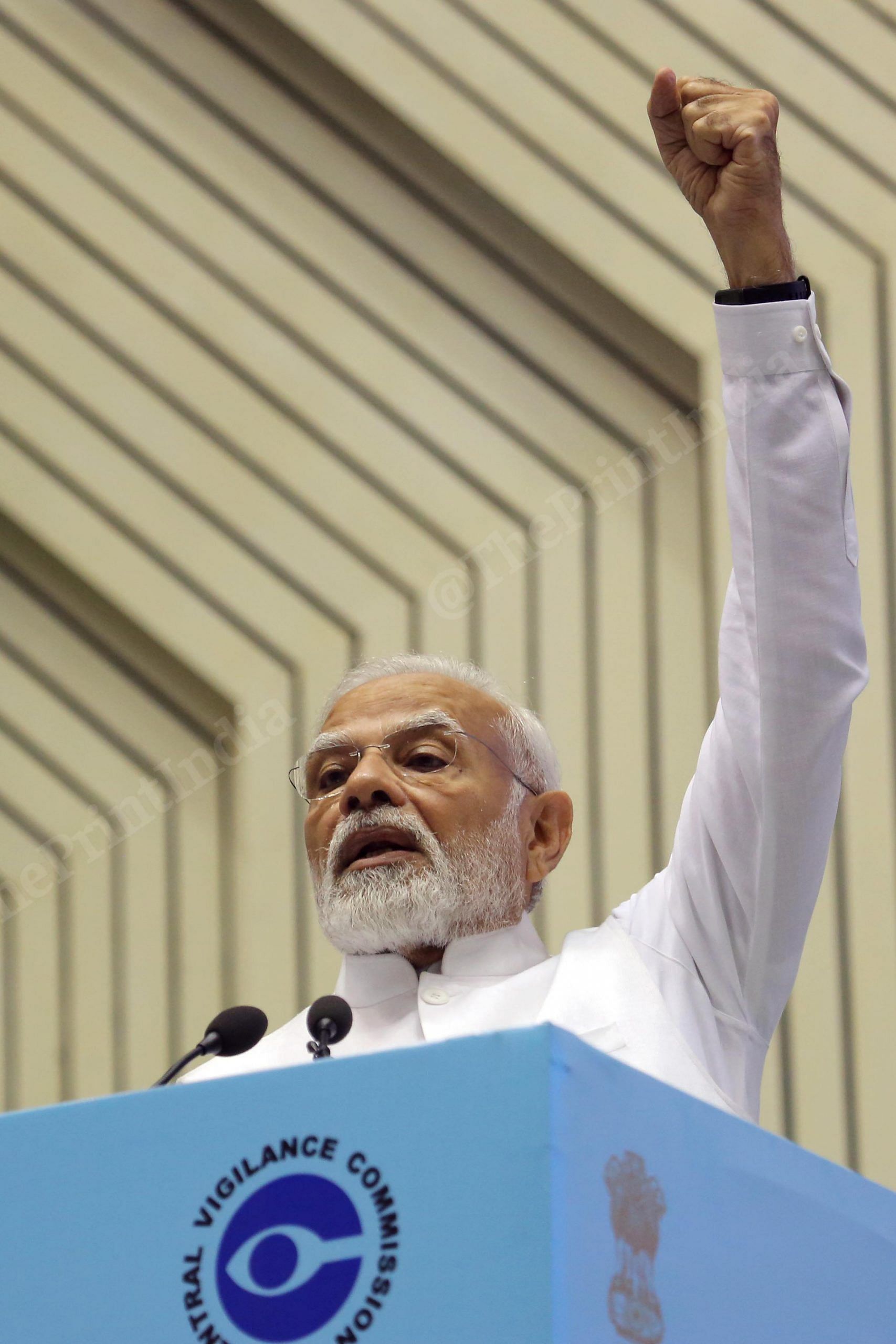 PM Modi during Vigilance Awareness Week 2022 | Photo: Praveen Jain | ThePrint