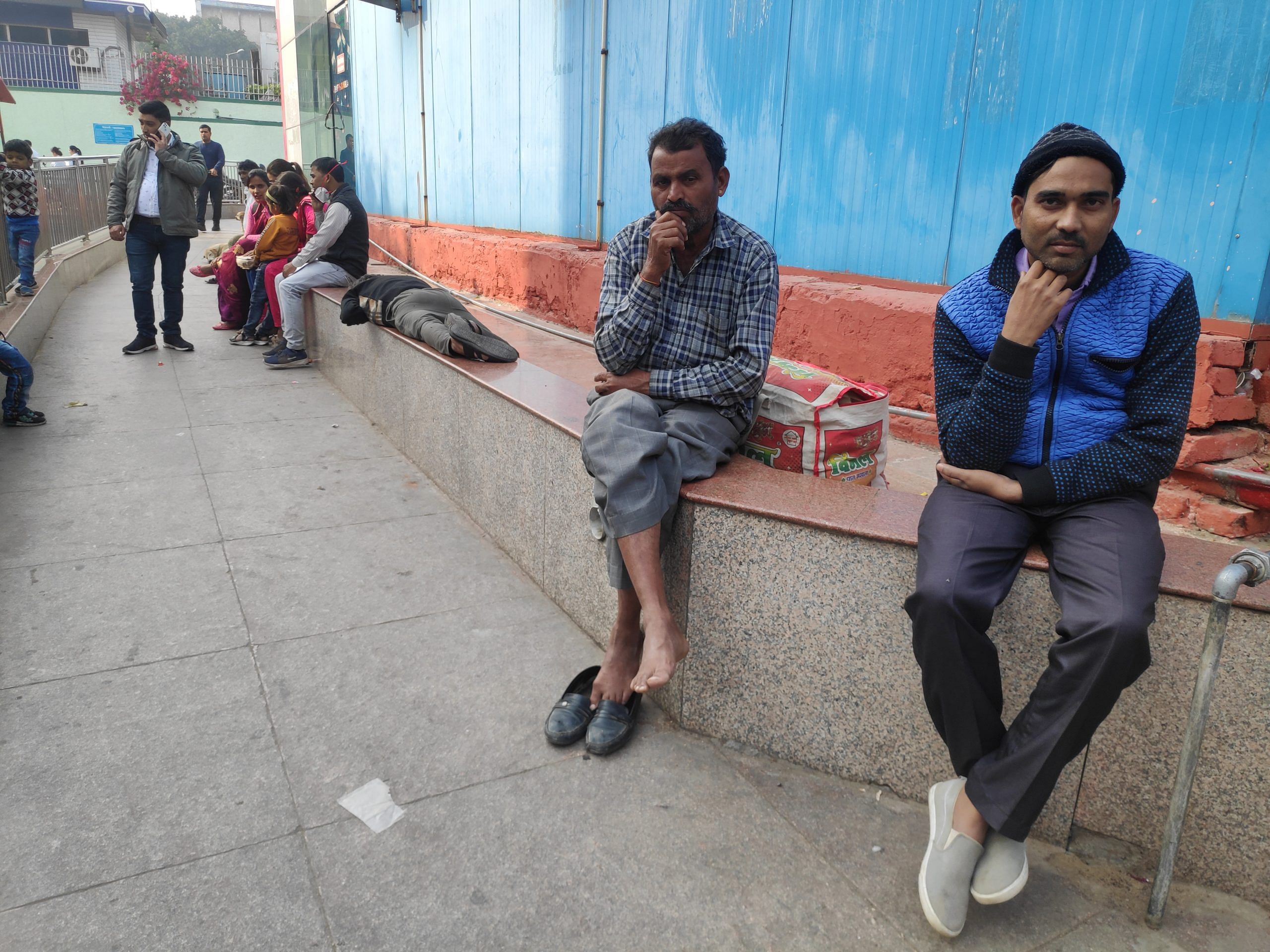 Pramod Kumar (right) from Aligarh is contemplating if he should continue to stay in Delhi | Sonal Matharu | ThePrint