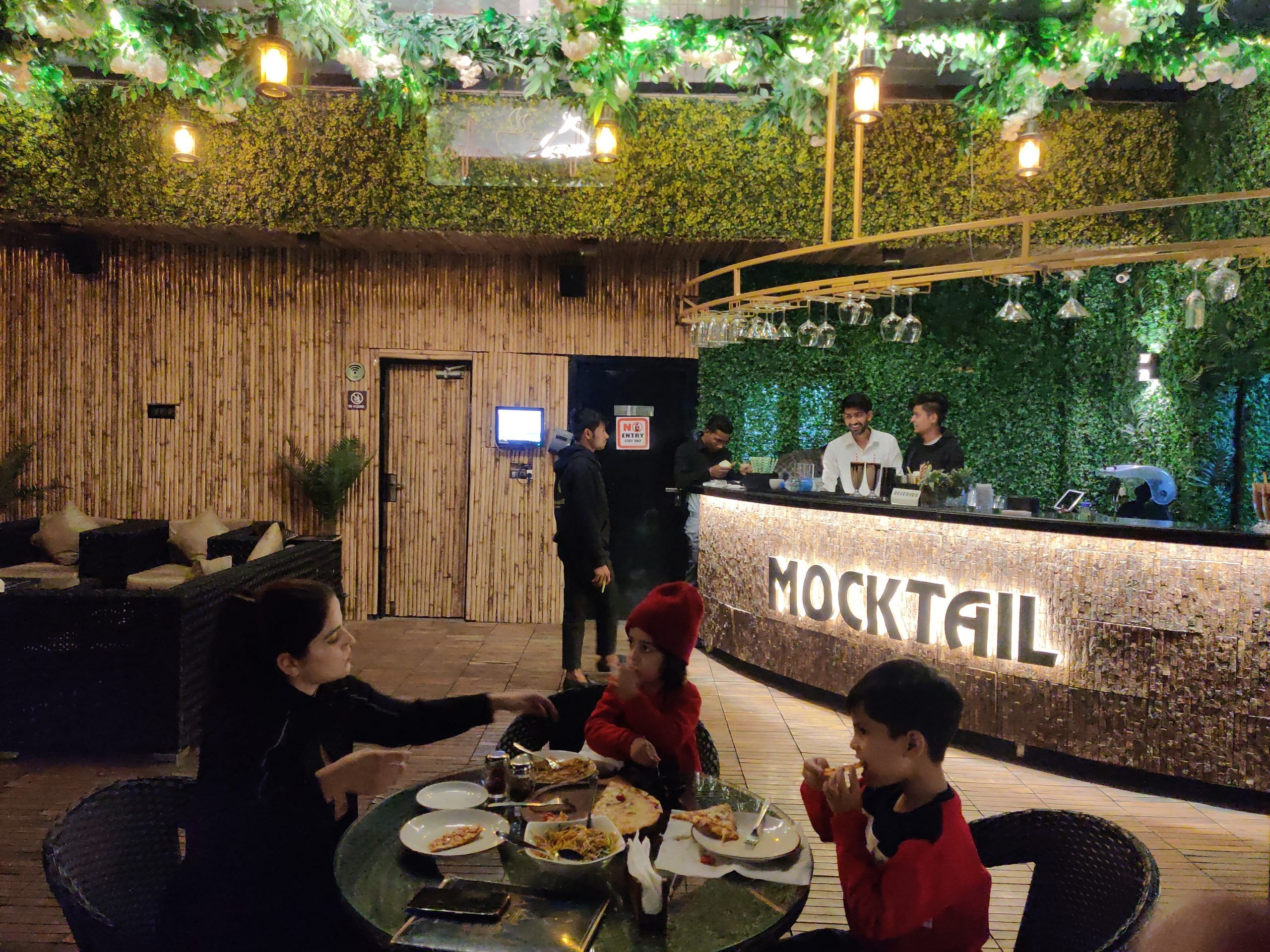 The mocktail counter at Gumbad Cafe | Nootan Sharma/ThePrint