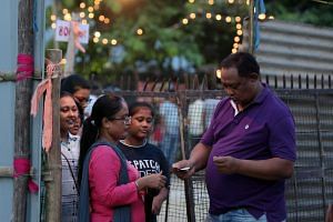 People line up to watch an Awahan Theatre play | Suraj Singh Bisht, ThePrint