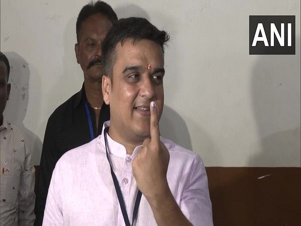 Gujarat Home Minister Harsh Sanghavi cast his vote for first phase of Assembly elections