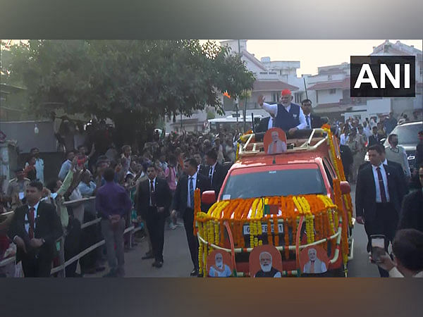 Gujarat polls: PM Modi holds massive roadshow in Ahmedabad