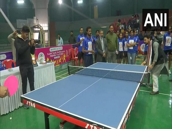 Anurag Thakur inaugurates table tennis and other sports events in Varanasi