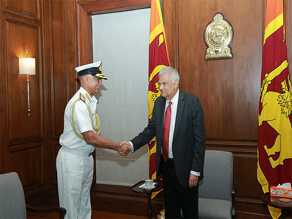 Indian Navy chief apprises Sri Lankan President of bilateral maritime engagements between two navies