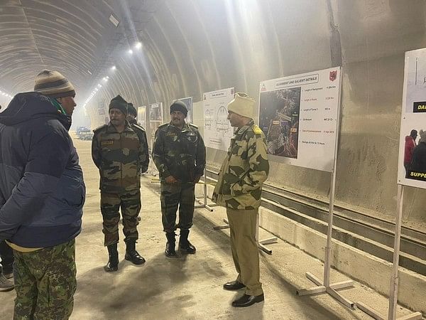 ADG Border Roads inspects Sela Tunnel Project works