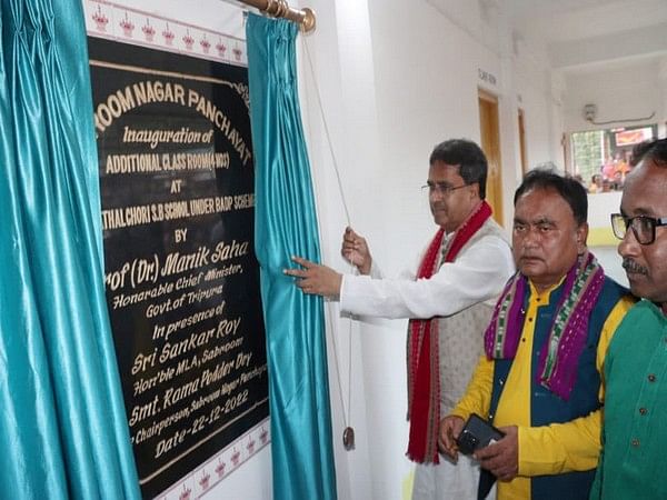 Tripura: Manik Saha inaugurates new school in Sabroom