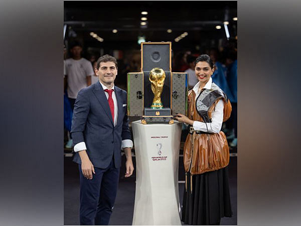 Deepika Padukone wears Louis Vuitton while presenting the FIFA World Cup  Trophy in its Louis Vuitton Trunk at the FIFA World Cup Final Match –  ThePrint – ANIPressReleases