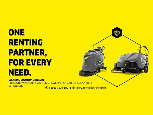 Global leader in Cleaning Solutions, Karcher, offers world-class top-quality machines on rent