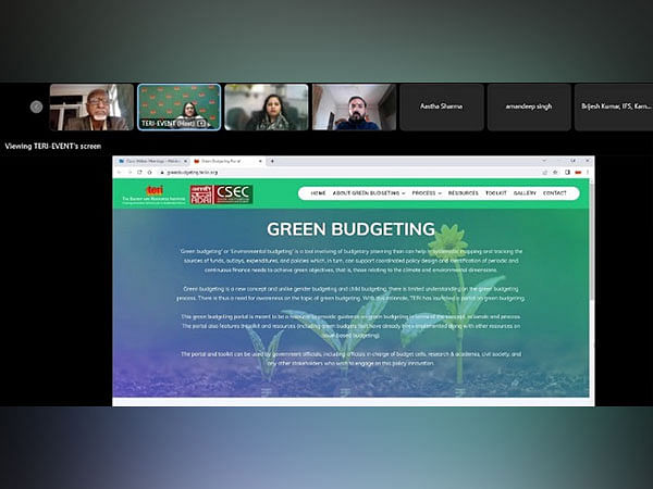 Portal on Green Budgeting Launched at TERI Event Where Experts Pushed for the Policy Innovation to Promote Environmental Sustainability