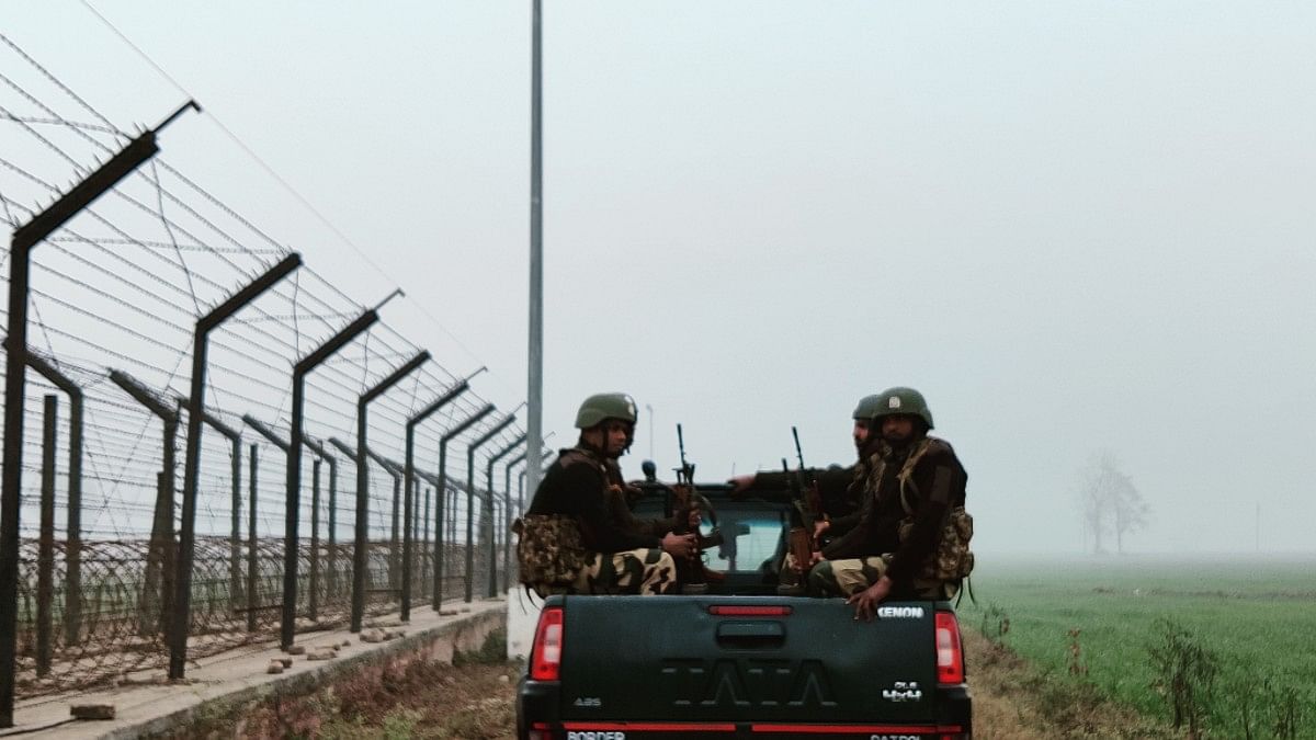 BSF jawans patrolling border with Pakistan | Urjita Bhardwaj | ThePrint