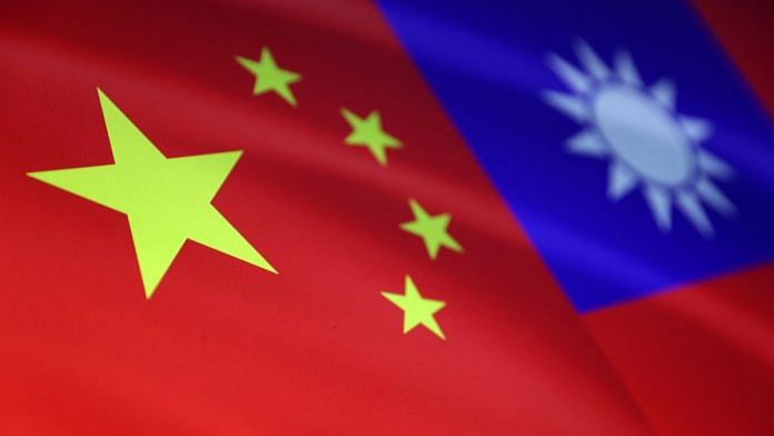Chinese and Taiwanese flags are seen in this illustration | Reuters/Dado Ruvic/Illustration
