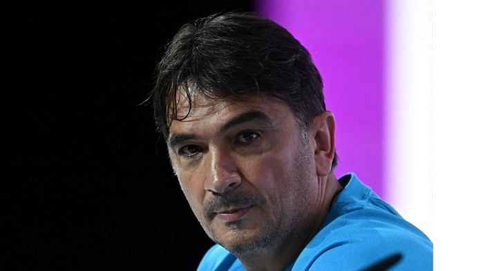Croatia coach Zlatko Dalic during a press conference at Main Media Center in Doha, Qatar on 12 December 2022 | Photo: Reuters/Dylan Martinez
