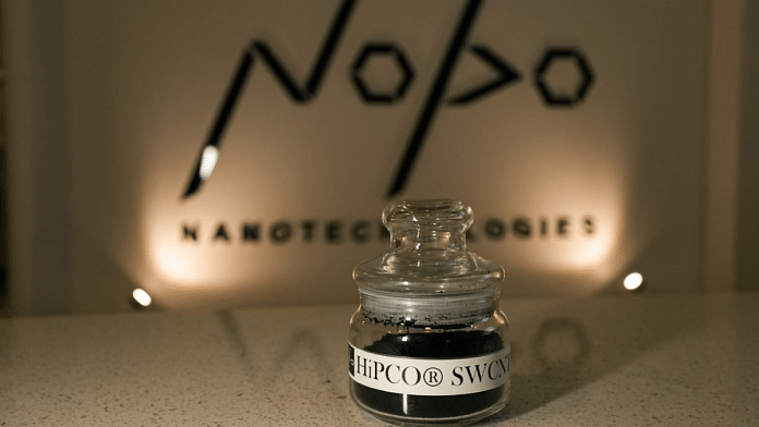 Carbon nanotubes in a small bottle by NoPo | Special arrangement